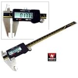 Stainless Steel 8 Large Display Digital Caliper - Instant SAE/Metric Conversion