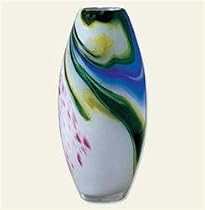 Mod Glass Kelly Swirl Vase - Multi