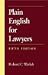 Teachers Manual:  Plain English For Lawyers