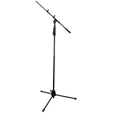 Monoprice 602530 Microphone Stand with Hand-Clutch and Telescopic Boom