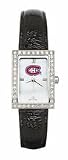 Montreal Canadiens NHL Allure Ladies Watch With Black Leader Strap