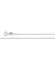 Solid Box Chain 14K Gold White Ch80 24 Inch