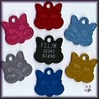 Cat Face Pet Tag 22mm And 30mm Variou...