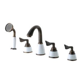 Antique Brass Widespread Antique Tub Faucets