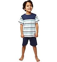 Autograph Pure Cotton Striped Pyjama Shorts