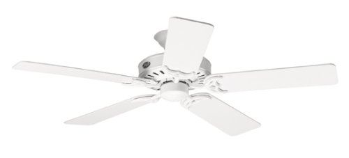 Hunter 25517 Summer Breeze 52-Inch 5-Blade Ceiling Fan, White with White/Bleached Oak Blades Hunter 25517 Summer Breeze 52-Inch 5-Blade Ceiling Fan, White with White/Bleached Oak Blades