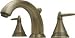 Whitehaus 514.111WS Pewter Blair Haus, Jackson Widespread Lavatory Set w/ Cone Shaped...