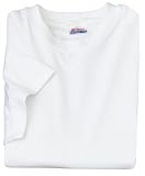 NEW Hanes Heavyweight 50/50 - 50/50 Cotton/Poly T-Shirt White-M