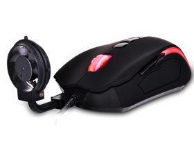 (Tt eSPORTS) Black Element CYCLONE 世界初！冷却ファン搭載ゲーミングマウス！最大6500dpi ハードウェアマクロ搭載　レーザーゲーミングマウス (MO-BLE001DTF)