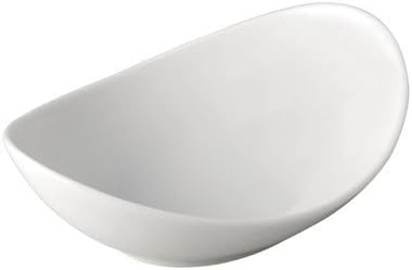 Alani, Oval Bowl, 6" x 4 1/2", 8 oz Rim Full, Porcelain, White, 24 per case