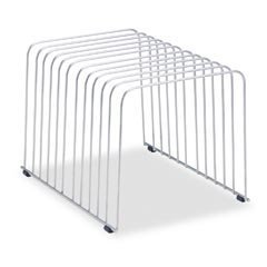 Fellowes Desktop Organizer, 11 Sections, Wire, 9 Inch Width x 11.375 Inch Depth x 8 Inch Height, Silver (72012)