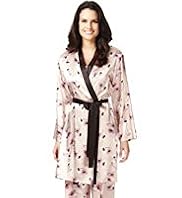 Per Una Floral Print Satin Dressing Gown