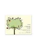 Apple Tree Flat card Holiday Rosh Hashanah