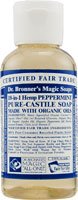 Dr. Bronner's Organic Pure- Castile Liquid Soap Peppermint - 2 fl Oz