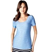 Per Una Ditsy Floral Textured Ripple Top
