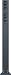 Gira 135526 Energies&auml;ule H&ouml;he 1600mm, 6 Leereinheiten Farbe Alu
