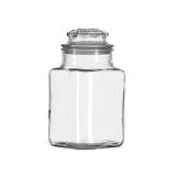 62 Oz. Fountain Square Jar with Cover (85KAH) Category: Storage Glassware by Anchor Hocking