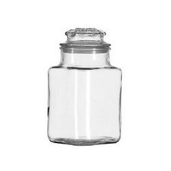 Click here to buy 62 Oz. Fountain Square Jar with Cover (85KAH) Category: Storage Glassware by Anchor Hocking.