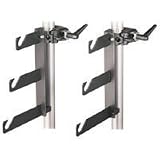 Manfrotto 044 B/P Clamps-2 Holder Hooks 045 Mounted on 2 Superclamps 035