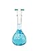 92812F-5-5 mL - KIMAX Volumetric Flasks with Color-Coded [ST] PTFE Stopper, Wide Mouth, Class A, Kimble Chase - Case of 6