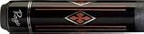 Cue and Case RG62 Maple Pool Cue with Red Diamonds and Pinstripes