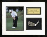 David Duval Autographed Golf Club Head with 8 x 10 Framed Photograph from Pro Tour Memorabilia