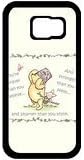Designed Quotes from the Pooh Winnie Individualized Black Snap On Cases for Samsung Galaxy S7