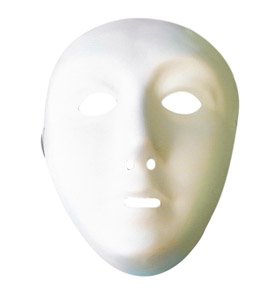 Childrens Toyshop  Toys : White Robotic Face Mask