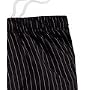 Chef Pants - Elastic Waist Pinstripe Baggy
