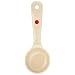 Carlisle 432206 Beige 1.5 Oz. Polycarbonate Measure Misers Solid Short Spoon with Red Color Coding (Case of 12)
