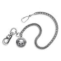 Harley-Davidson&reg; Men's Skull Biker 19" Wallet Chain. Heavy-duty. Custom sculpted medallion. 99454-06V