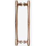 12 CTC Back To Back Passage Door Pull - Antique Copper