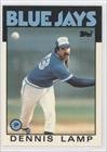 1986 Topps Tiffany #219 - Dennis Lamp/5000