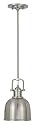 Parker Place Solid Brushed Steel 8" Wide Mini Pendant Light