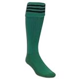 Three-Stripe Socks (Green/Black)