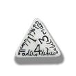 Q-Workshop Polyhedral 7-Die Set: Carved Elven Elvish Dice Set (White and Black)