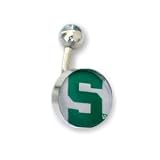 Michigan State Spartans Belly Rings
