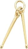 Drum Sticks Charm by Rembrandt Charms