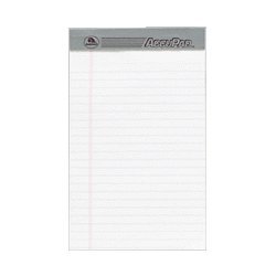 Ampad Perforated Pad, Size 5 x 8, White Paper, Jr. Legal, 50 Sheets Per Pad, Pack of 12 (20-364)