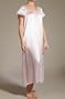Amanda Rich Charmeuse Short Sleeve Gown (498) L/Rose