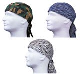Doo rags - Camo - Wild- Safari - One Size Fits All - Pack of 12