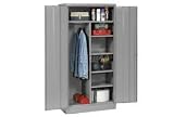 Combination Metal Storage Cabinet 36x18x72 Gray