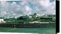 Landscape with Farm Houses at Puerto del Carmen Lanzarote. Canvas Print / Canvas Art - Artist Kar...