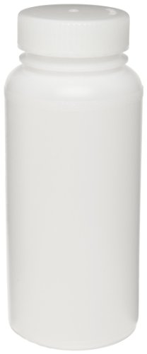 Bel-Art 106250007 Precisionware HDPE Wide-Mouth Bottle with 53mm Closure, 2.84