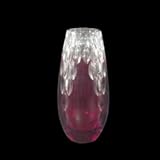 Dale Tiffany GA80028 Red Marble Decorative Crystal Vase, 4-1/2-Inch by 9-3/4-Inch