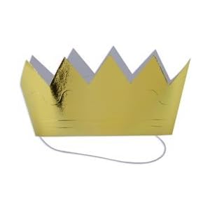 Paper Party Crowns - Gold 