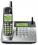 VTech vt20-2438 Cordless Telephone - 2 x Phone Line(s) - Headset - Black, Silver