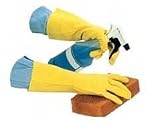 Buy Flock-Lined Latex Gloves, 1 Pair, Large by Impact Products