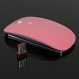 TopCase Pink USB Optical Wireless Mouse for Macbook (pro,air) and All Laptop + Free TopCase® Mouse Pad