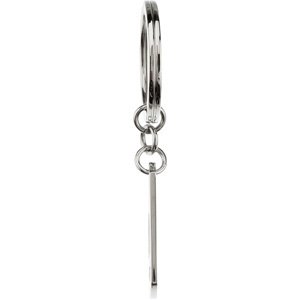 Stainless Steel Jacksonville Jaguars Team Name and Logo Keychain 34.75mm X 19.75mm - JewelryWeb